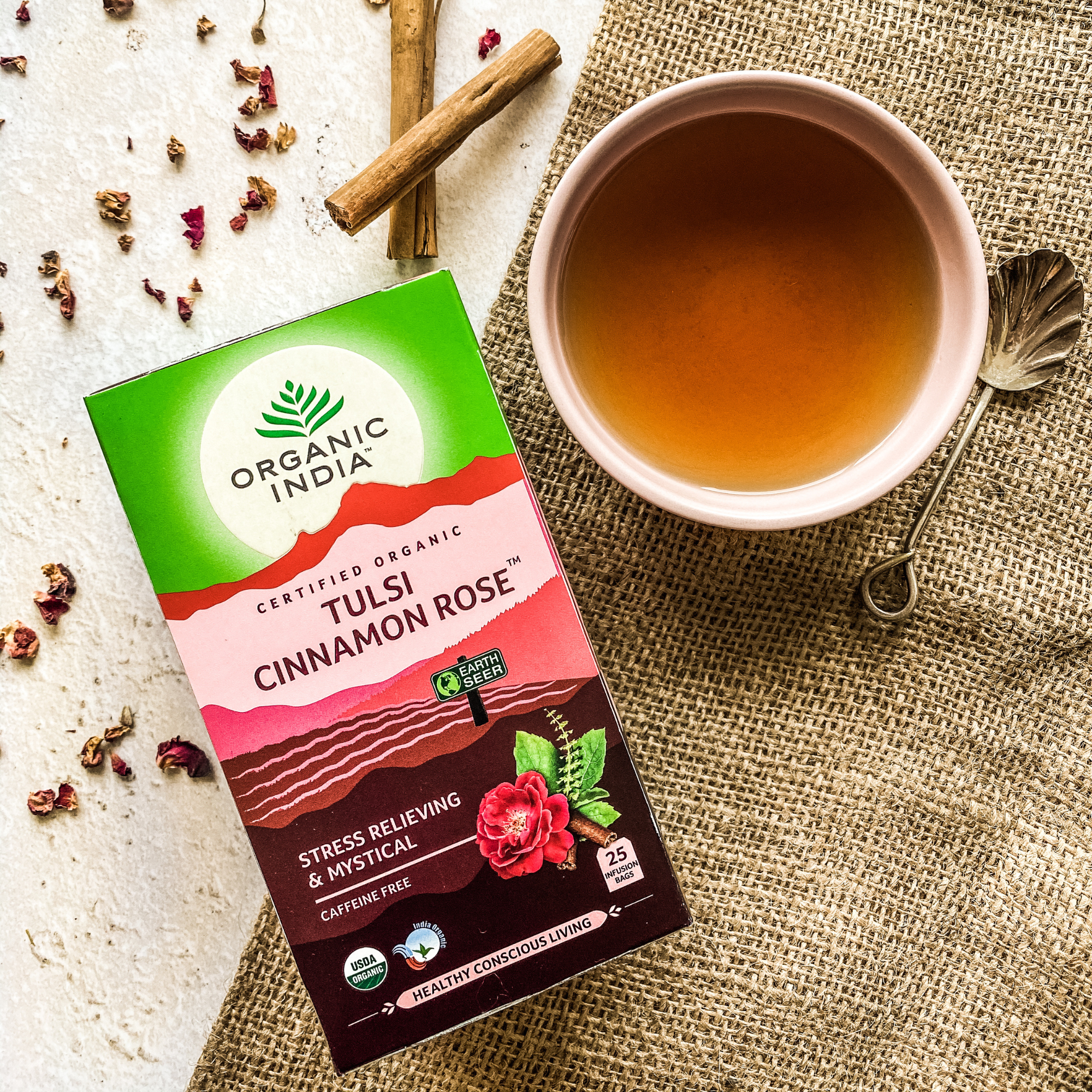 Tulsi Cinnamon Rose Tea