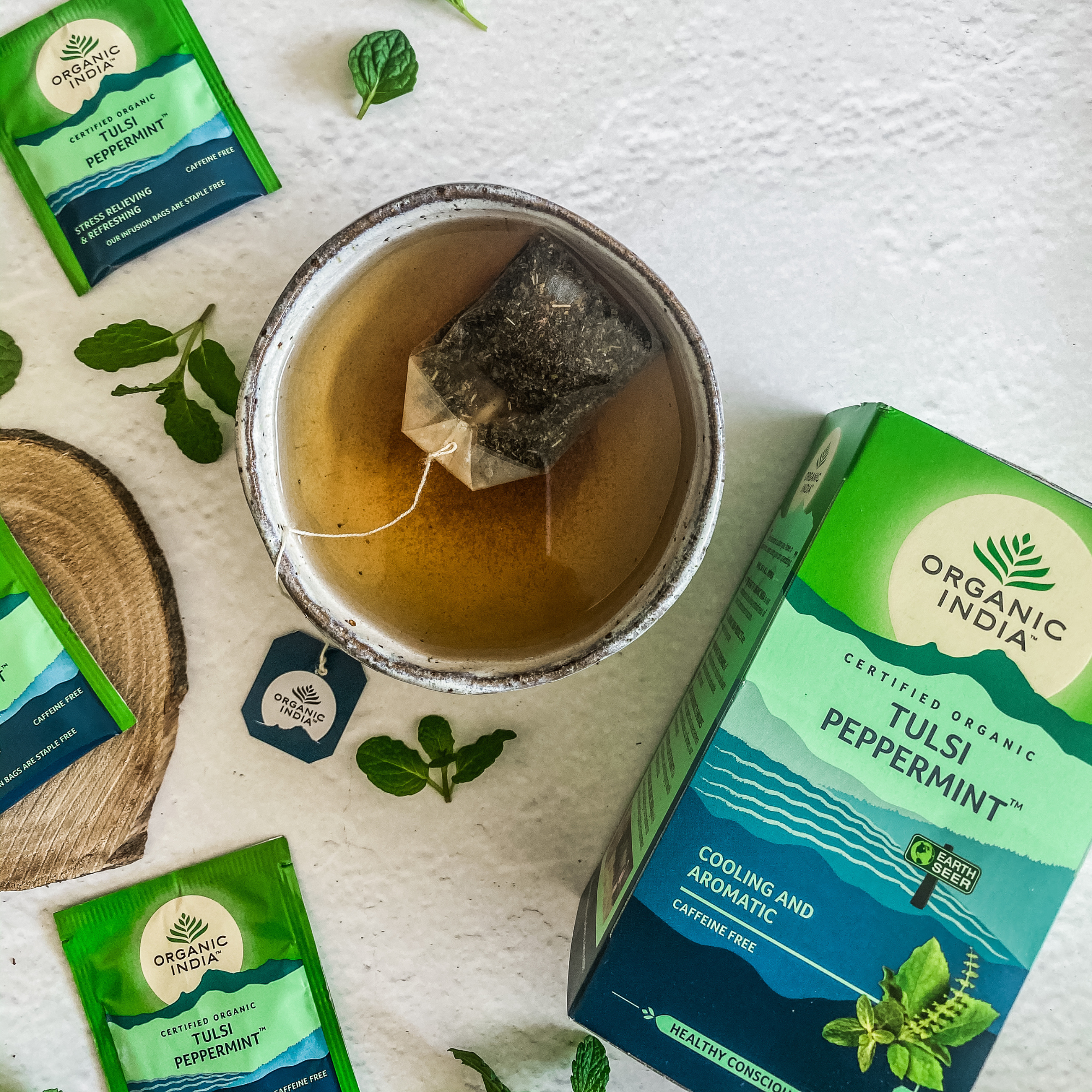 Tulsi Peppermint Tea